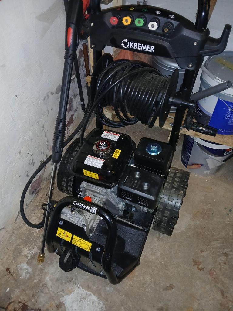 Hogedrukreiniger benzine motor  nieuw, Jardin & Terrasse, Nettoyeurs haute pression, Enlèvement, Essence