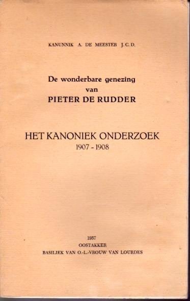 De wonderbare genezing van Pieter de Rudder, Boeken, Ophalen of Verzenden