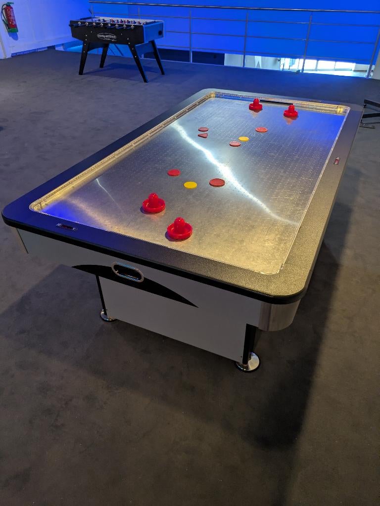 Airhockey tafel met RGB ledlicht, Ophalen, Gebruikt