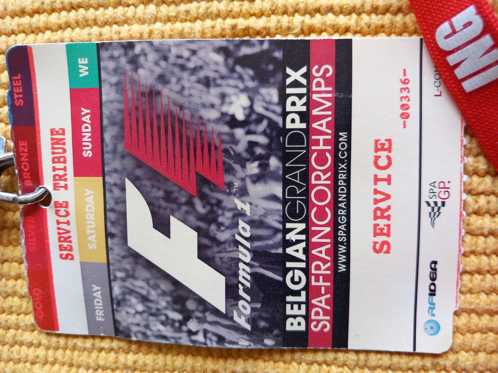 Cartes d'entrées vintages F11, Enlèvement ou Envoi
