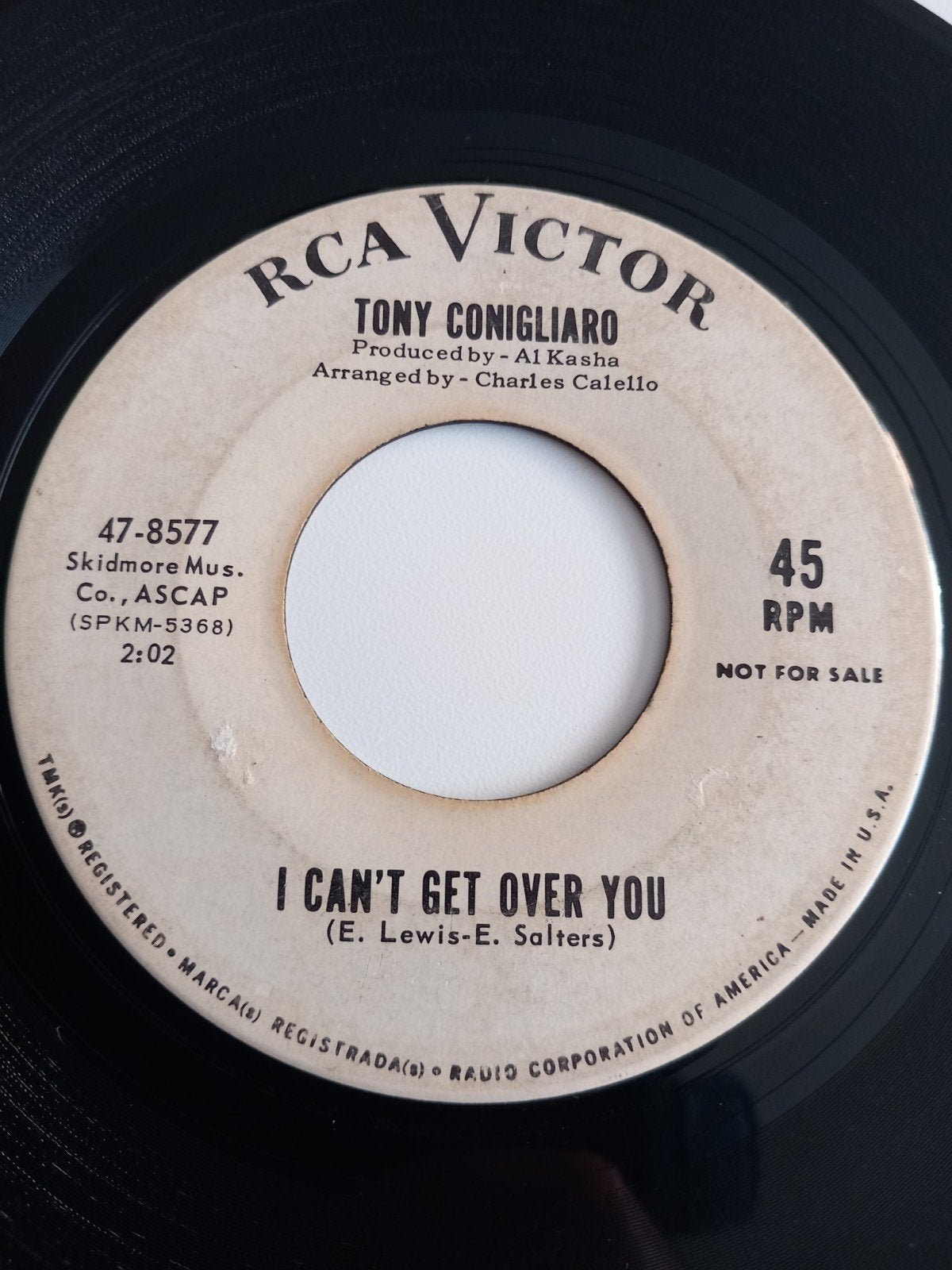 TONY CONIGLIARO. I CAN'T GET OVER YOU. 1965 ROCK USA 45T, Enlèvement ou Envoi
