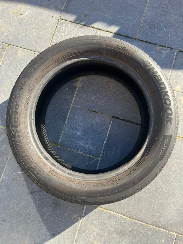 Hankook ventus S1 evo 2 zomerband 205/55R17, Auto-onderdelen, Banden en Velgen, Ophalen, Gebruikt, 17 inch, 205 mm