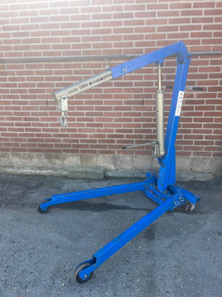 TE KOOP!!! Motortakel / werkplaatskraan, Bricolage & Construction, Treuils et Palans, Enlèvement, Utilisé, Manuelle