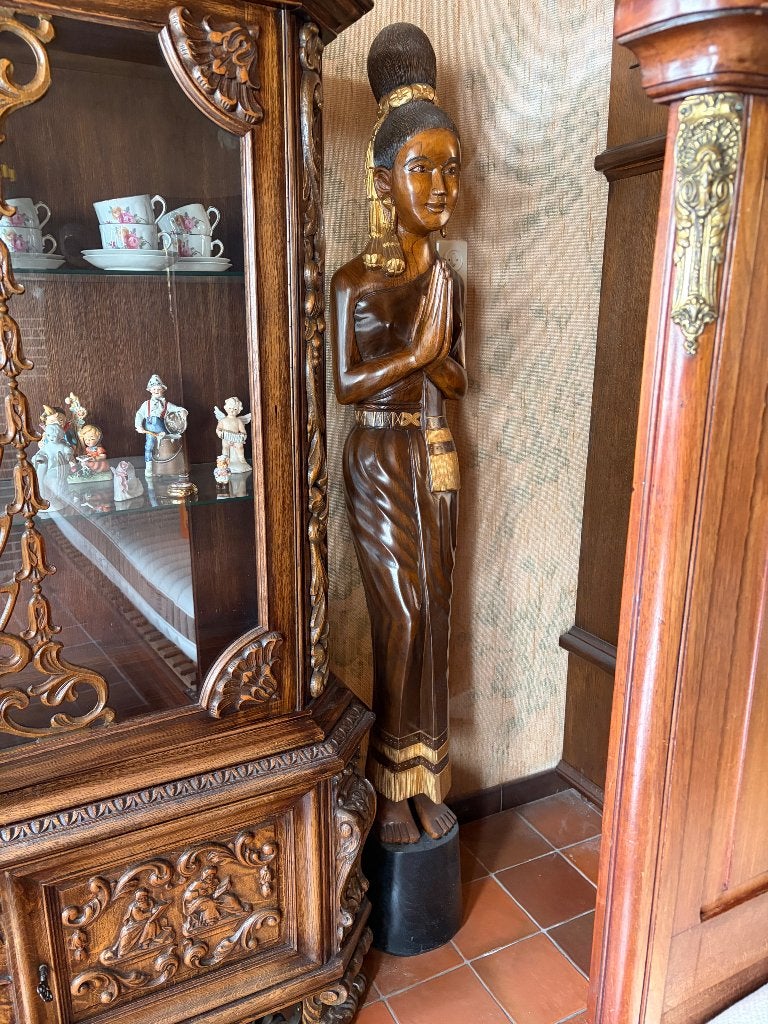 Massief houten beeld, Antiek en Kunst, Ophalen