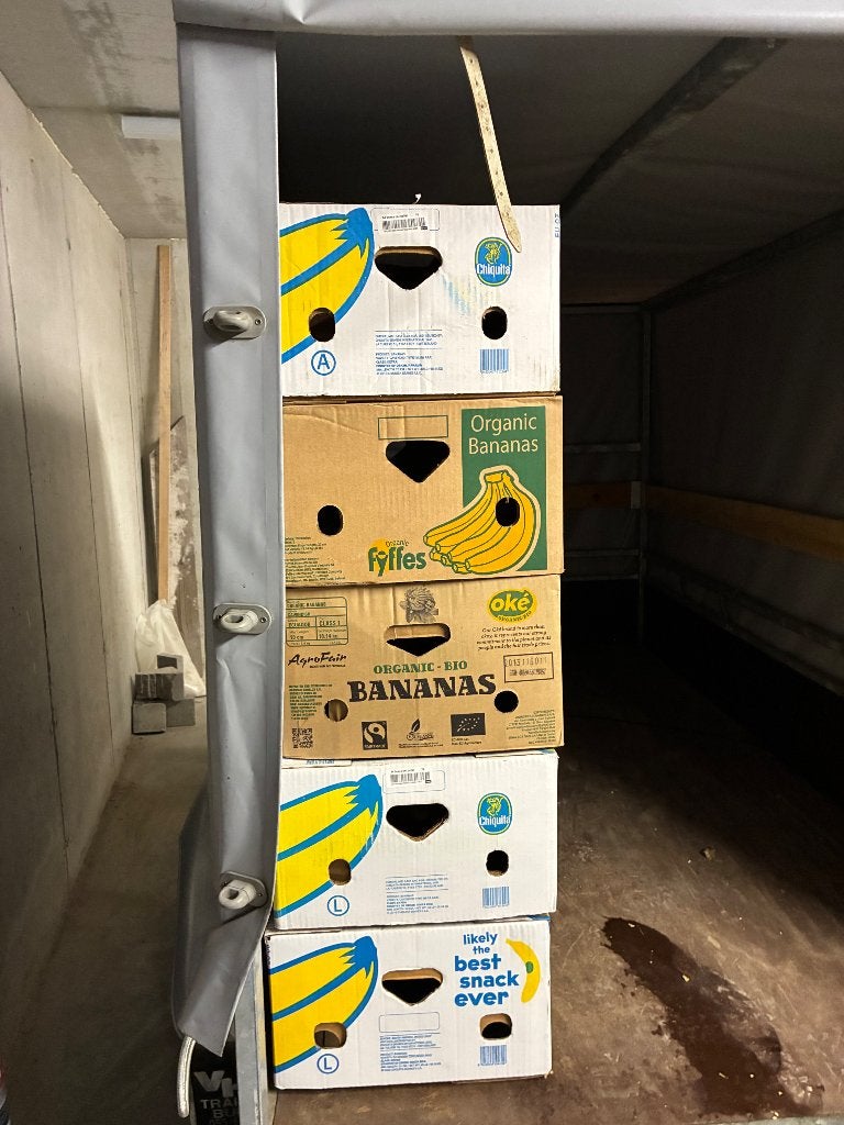 Bananen dozen, Enlèvement, Utilisé, Boîte