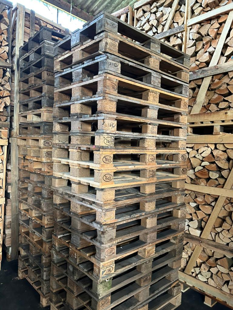 Euro-palletten te koop aan 5€ per stuk., Ophalen, Gebruikt
