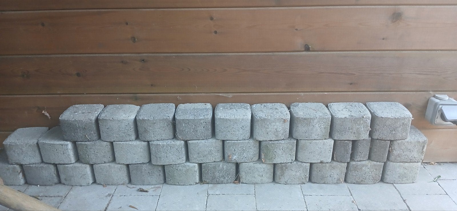 klinkers 31 stuks, 3 kleine stuks, Doe-het-zelf en Bouw, Ladders en Trappen, Ophalen