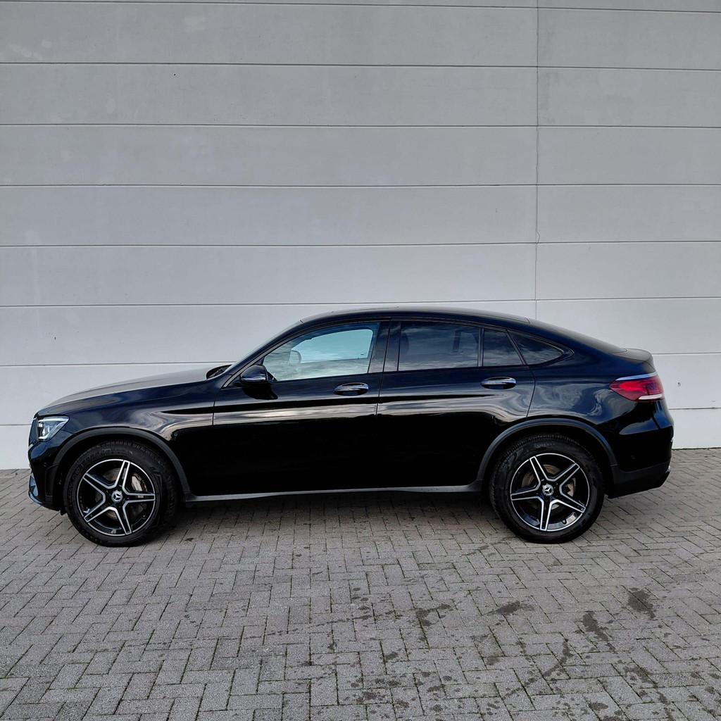 Mercedes-Benz GLC-Klasse 200 D 4MATIC Coupé AMG Line | Pano, Auto's, Automaat, Zwart, 120 kW, Bedrijf