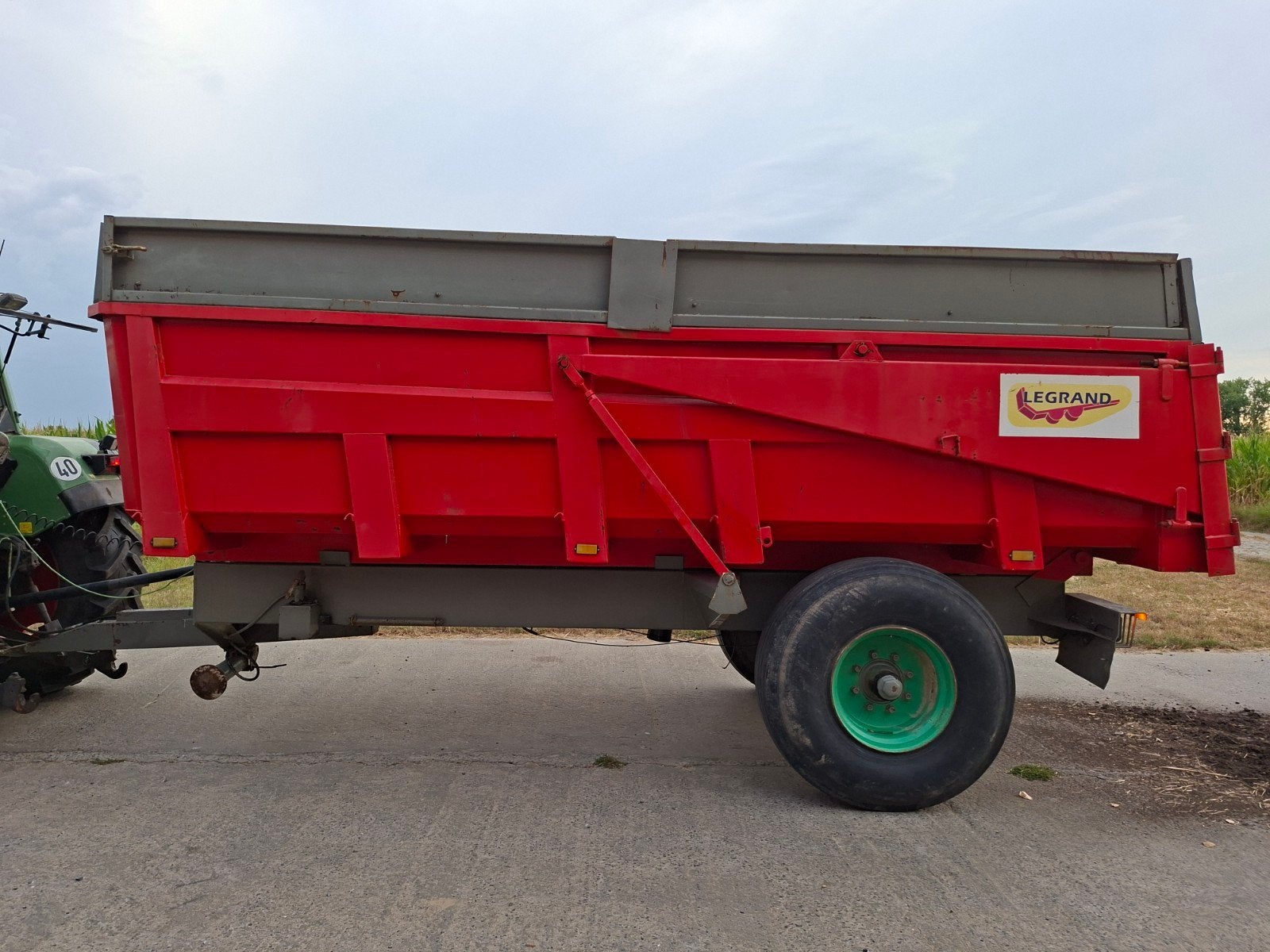 LEGRAND  landbouwkipper 10 ton, Auto diversen, Aanhangers en Bagagewagens, Ophalen, Gebruikt