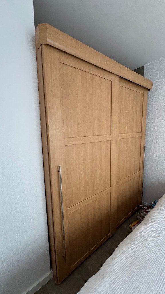 Kleerkast met schuifdeuren, Ophalen, 200 cm of meer, 150 tot 200 cm, Zo goed als nieuw
