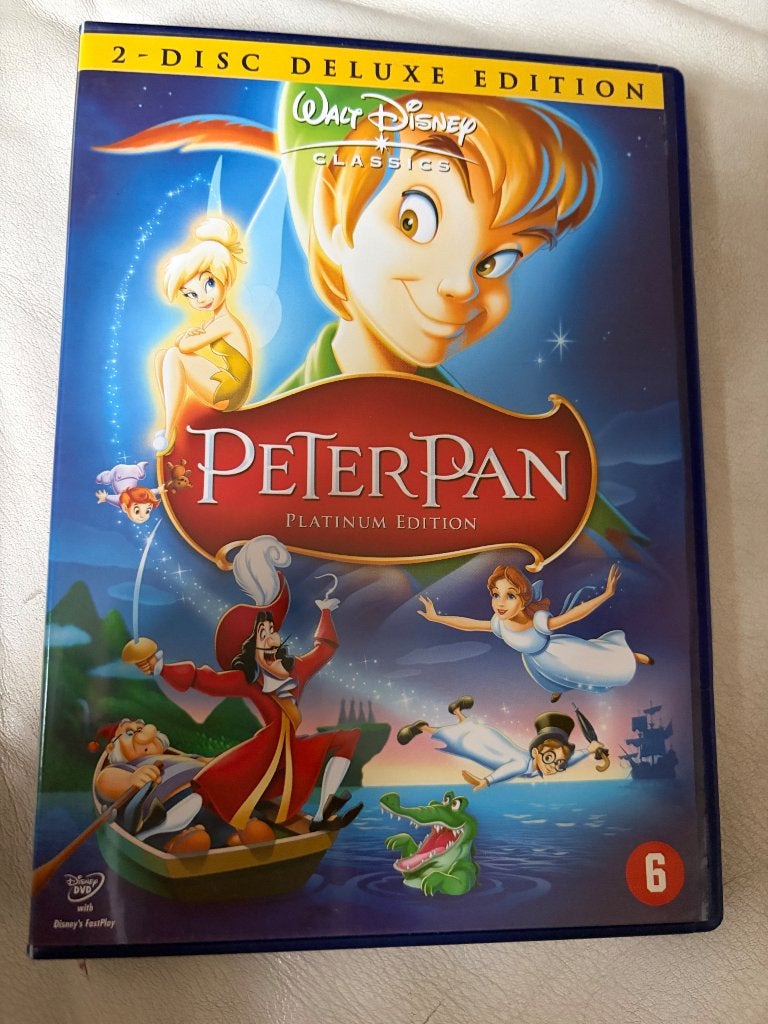 Peter Pan platinum 2 DVD’s, Ophalen, Europees, Gebruikt, Tekenfilm