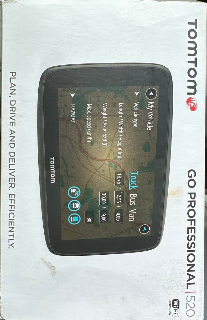 Tomtom Go Professional 520 vrachtwagen en auto navigatie, Ophalen, Zo goed als nieuw