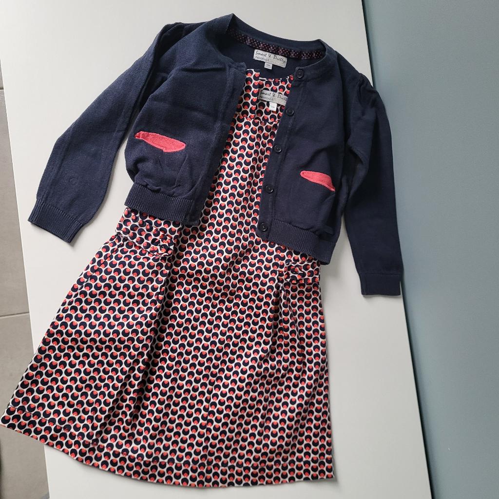 Kleedje en gilet maat 104, Robe ou Jupe, Enlèvement, Utilisé, Smart & pretty