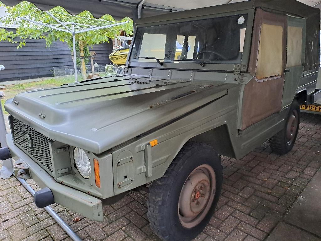 Bombardier iltis volkswagen jeep oldtimer inruil in overleg, Auto's, Jeep, Overige kleuren, Handgeschakeld, Vierwielaandrijving