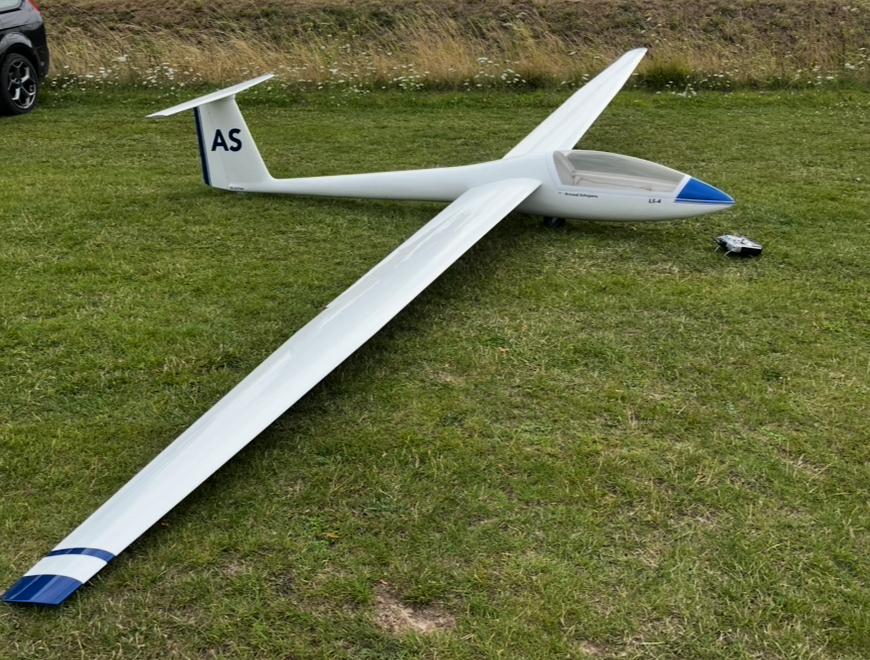 Planeur LS4 8m Fibre, Enlèvement, Utilisé, Autres types, RTF (Ready to Fly)
