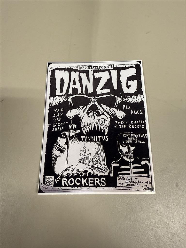 Danzig Sticker - Vinyl sticker, Enlèvement ou Envoi, Neuf