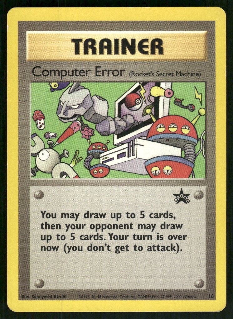Computer Error 16/53 - Wizards Black Star Promos (NM), Verzenden, Gebruikt