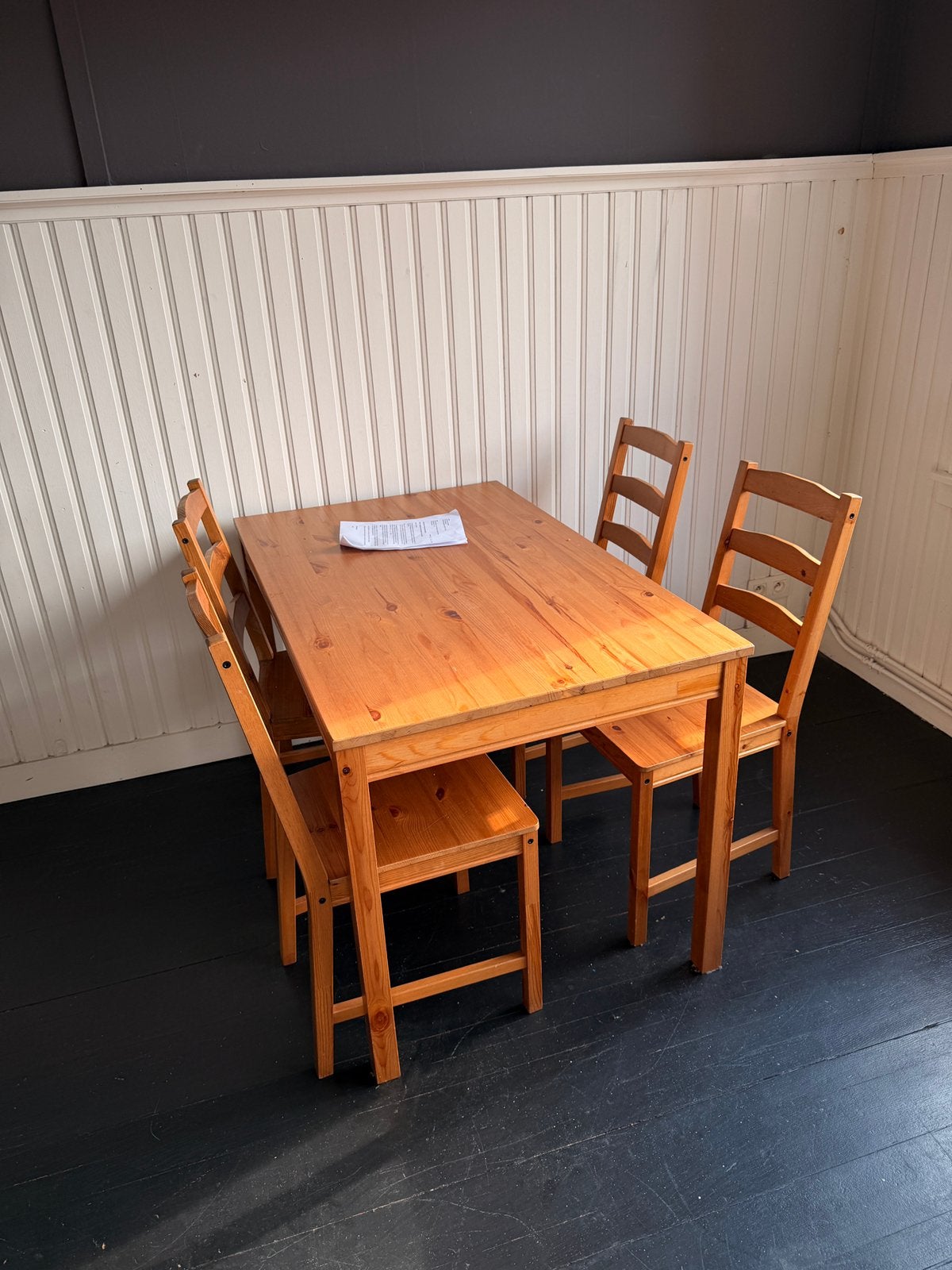 Eettafel 4 stoelen, Ophalen, Gebruikt
