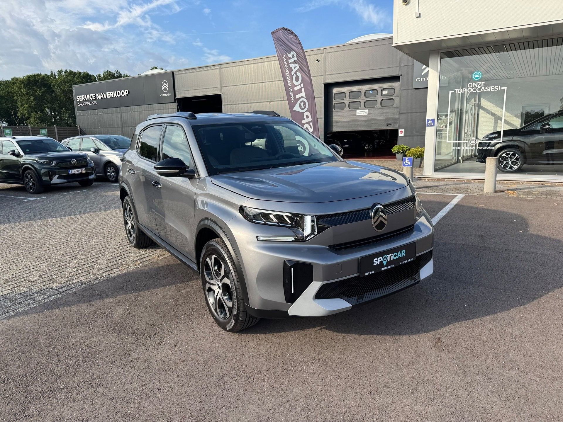 Citroën C3 Aircross TURBO 100 CH -MAX - MANUEEL - WAARBORG, Autos, Argent ou Gris, Achat, Boîte manuelle, 100 ch
