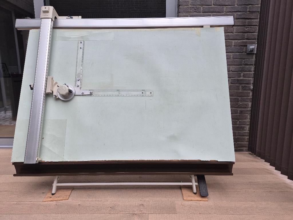 Verkoop vintage professionele tekentafel (merk Neolt), Huis en Inrichting, Ophalen, Overige typen, Gebruikt, Hout