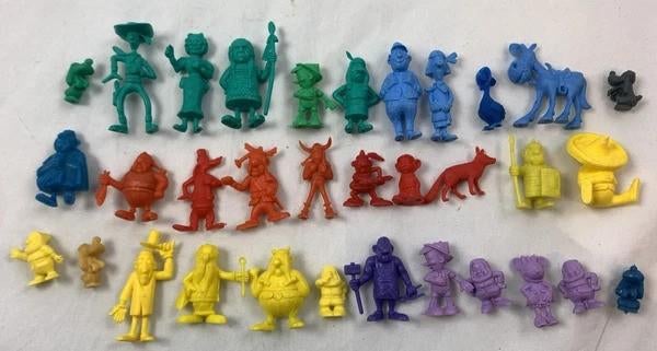 Asterix Lucky Luke Figuren Omo Bonux Dunkin Motta Vintage, Verzamelen, Verzenden, Zo goed als nieuw