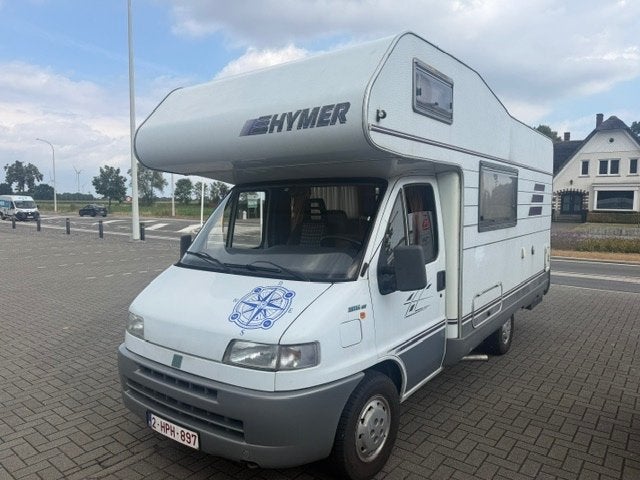 Fiat Hymer Camper TOP STAAT Blanco Gekeurd!, Auto's, 2500 cc, Used 1. Bestelwagens met ervaring., 4 cilinders, Bedrijf