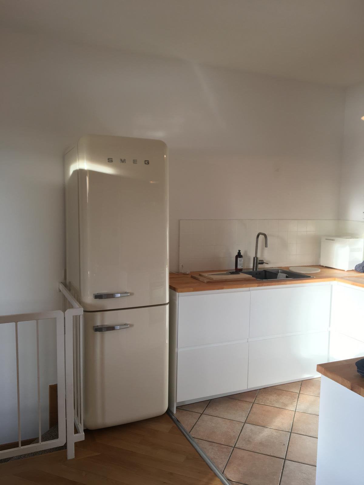 Réfrigérateur et congélateur Smeg FAB32RPN1 - crème, Electroménager, Enlèvement