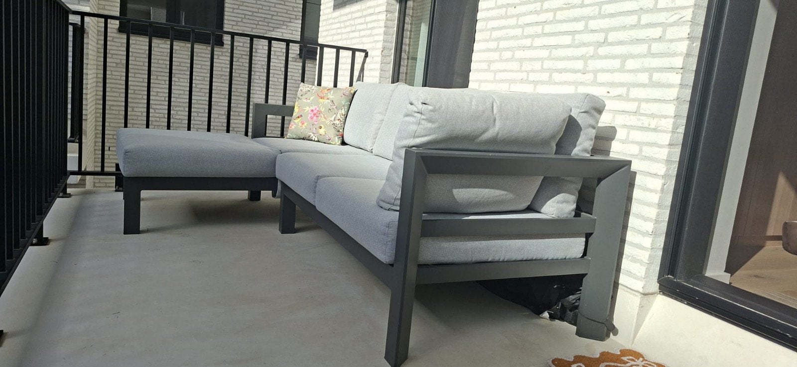 lounge set, Jardin & Terrasse, Ensembles de jardin, Aluminium, Comme neuf, Sets de jardin, Enlèvement