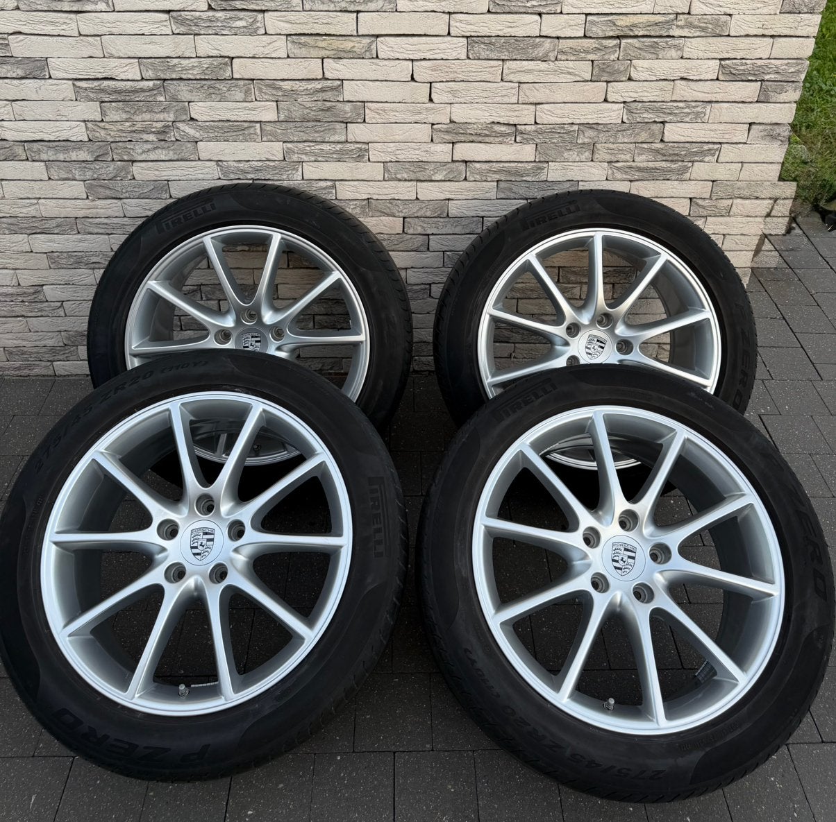 Orginele Porsche Velgen 20 inch breedset– Pirelli banden, Auto-onderdelen, Ophalen, Gebruikt, Banden en Velgen, 20 inch