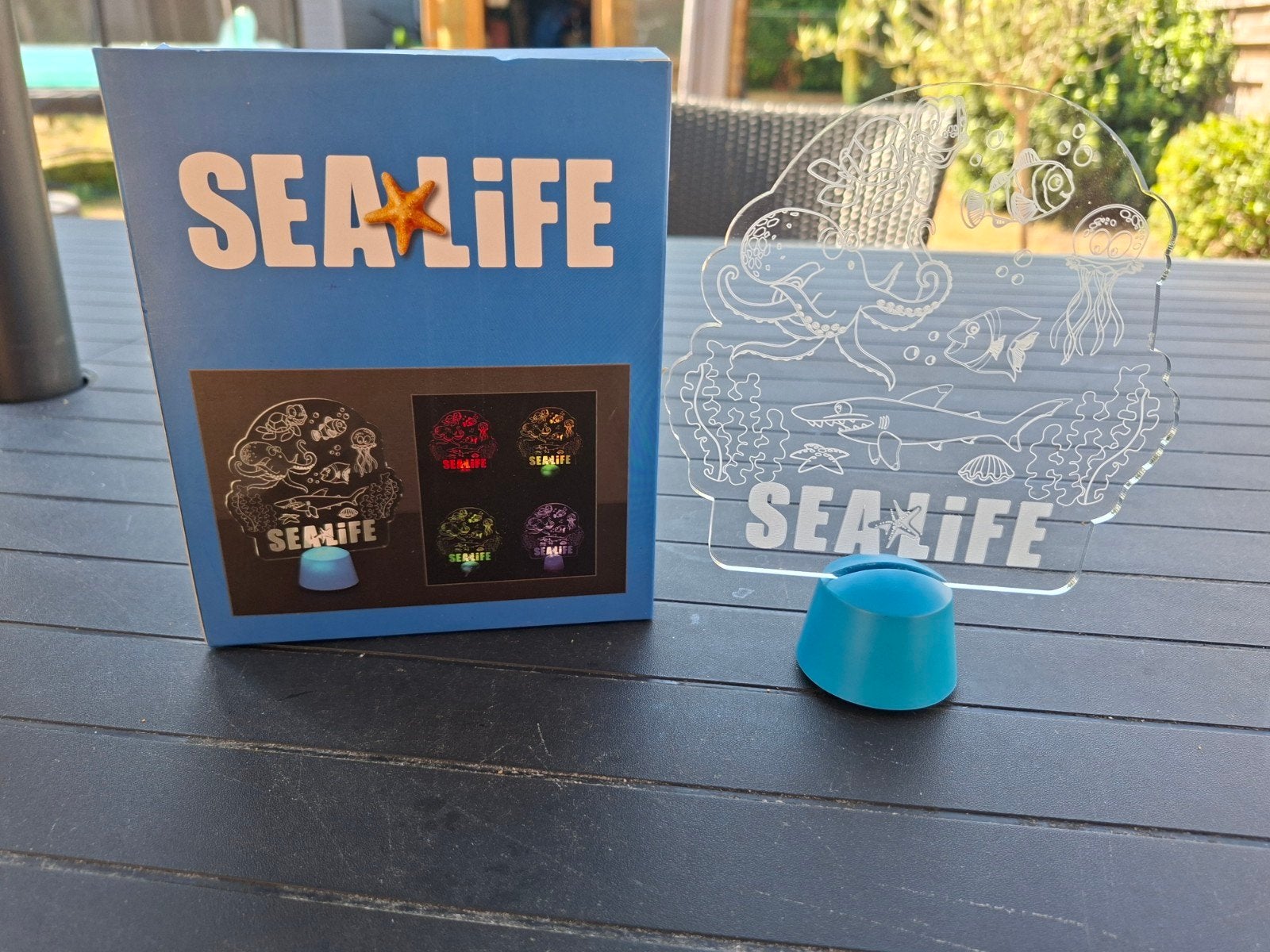 Sealife lampje, Huis en Inrichting, Lampen | Overige, Kunststof, Ophalen of Verzenden, Zo goed als nieuw, Overige kleuren