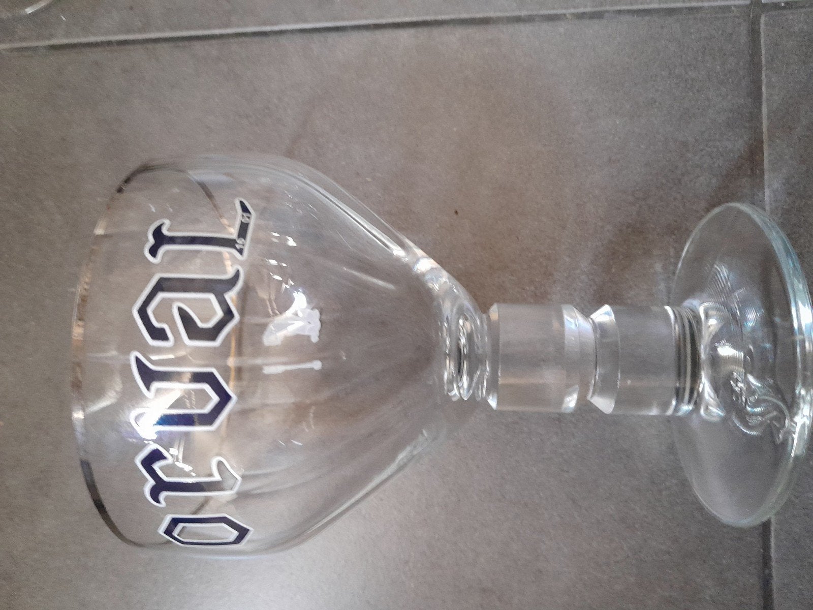 Orval glas, Glas, Ophalen