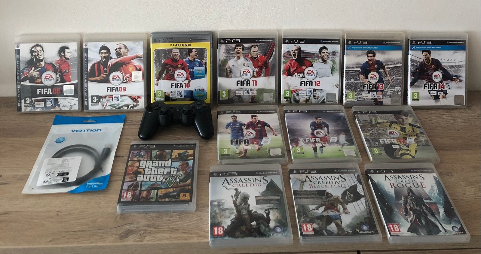 14x ps3 games + controller, Games en Spelcomputers, Ophalen of Verzenden, Zo goed als nieuw