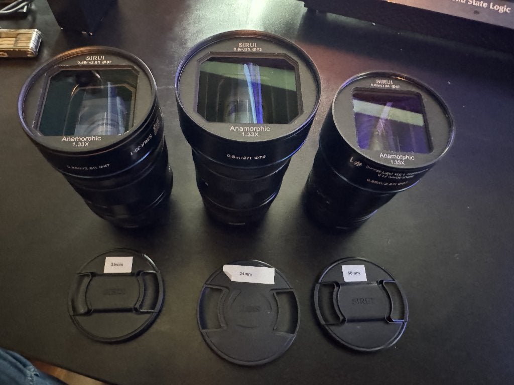 Anamorphic lens set - SIRUI, Diensten en Vakmensen, Film- en Videobewerking, Film- of Videodigitalisatie