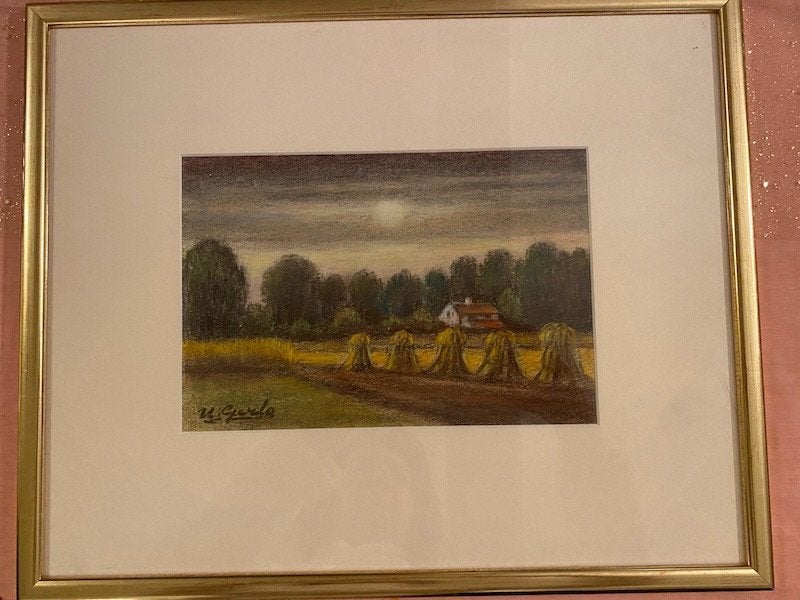 peinture Urbain Gerlo, Antiquités & Art, Enlèvement ou Envoi, Paysage, École hollandaise, Encadré