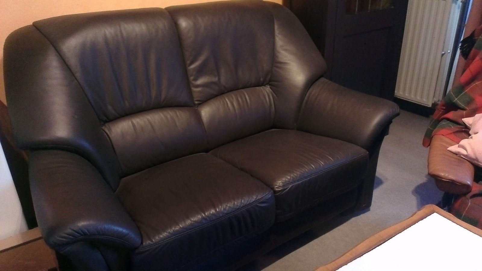 Sièges en cuir confortables, Maison & Meubles, Enlèvement