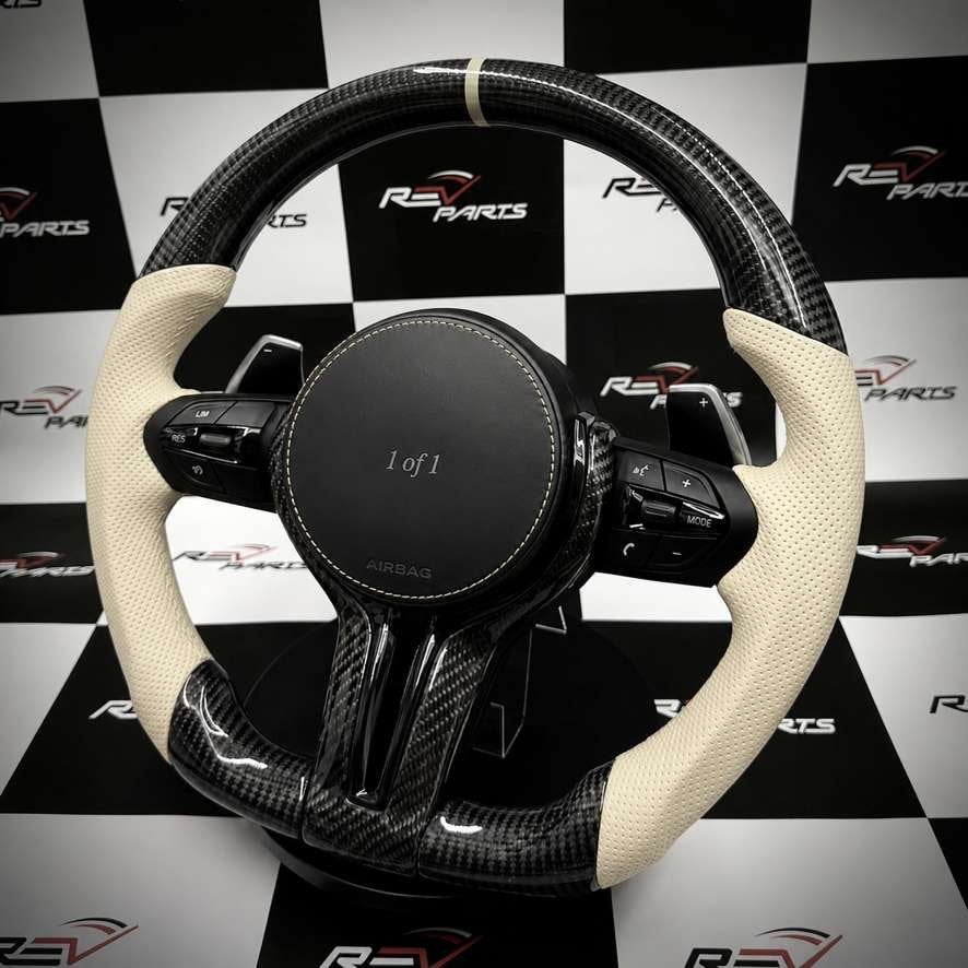 Custom crème carbon stuur voor BMW F en E modellen, Ophalen of Verzenden, Nieuw, BMW