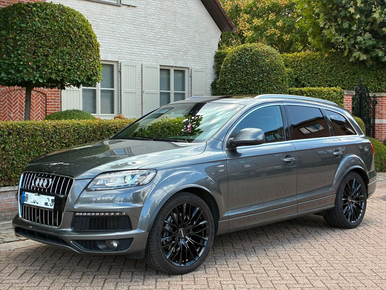 Audi Q7 3.0TDI 2014* S-Line | Euro 6 | 7 zit! 260.000km’s!*, Autos, Audi, Cuir, Argent ou Gris, Achat, Euro 6