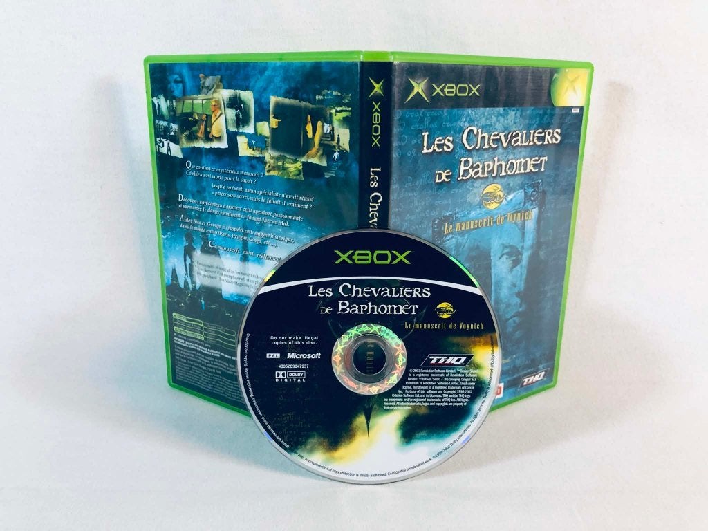 The Knights of Baphomet Xbox FR-game in goede staat, Avontuur en Actie, Gebruikt, Verzenden, 1 speler