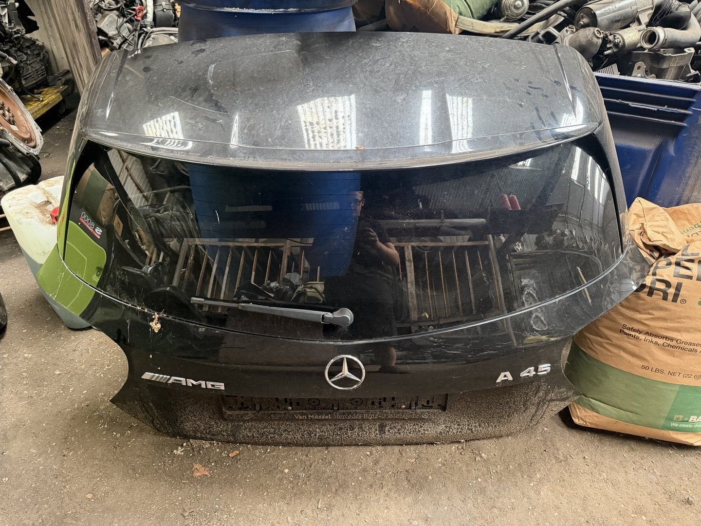 Achterklep Mercedes a45 amg w176, Arrière, Origine de la pièce connue, Haillon arrière, Utilisé