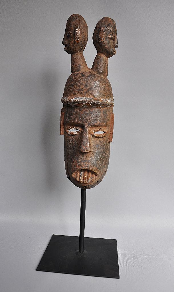 Janus-masker - Ibo – Nigeria, ca. 1960-1970, Ophalen of Verzenden