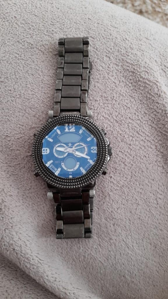 Mooi Horloge Michael John – elektronisch- Prima staat, Handtassen en Accessoires, Horloges | Kinderen, Ophalen, Zo goed als nieuw
