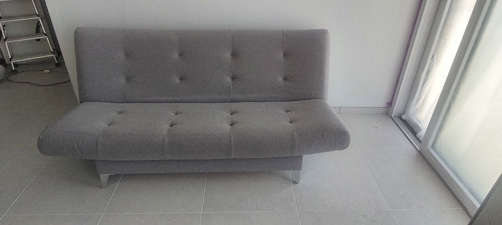 Klik-klak bank, Ophalen, Gebruikt, 100 tot 125 cm, 150 tot 200 cm