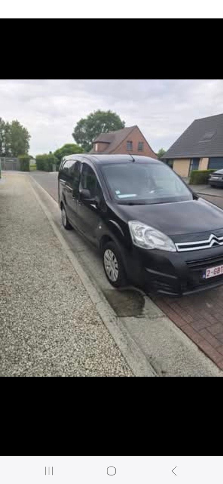 CITROEN berlingo met lichte schade bouwjaar 2016, Stof, Euro 6, Berlingo, Grijs