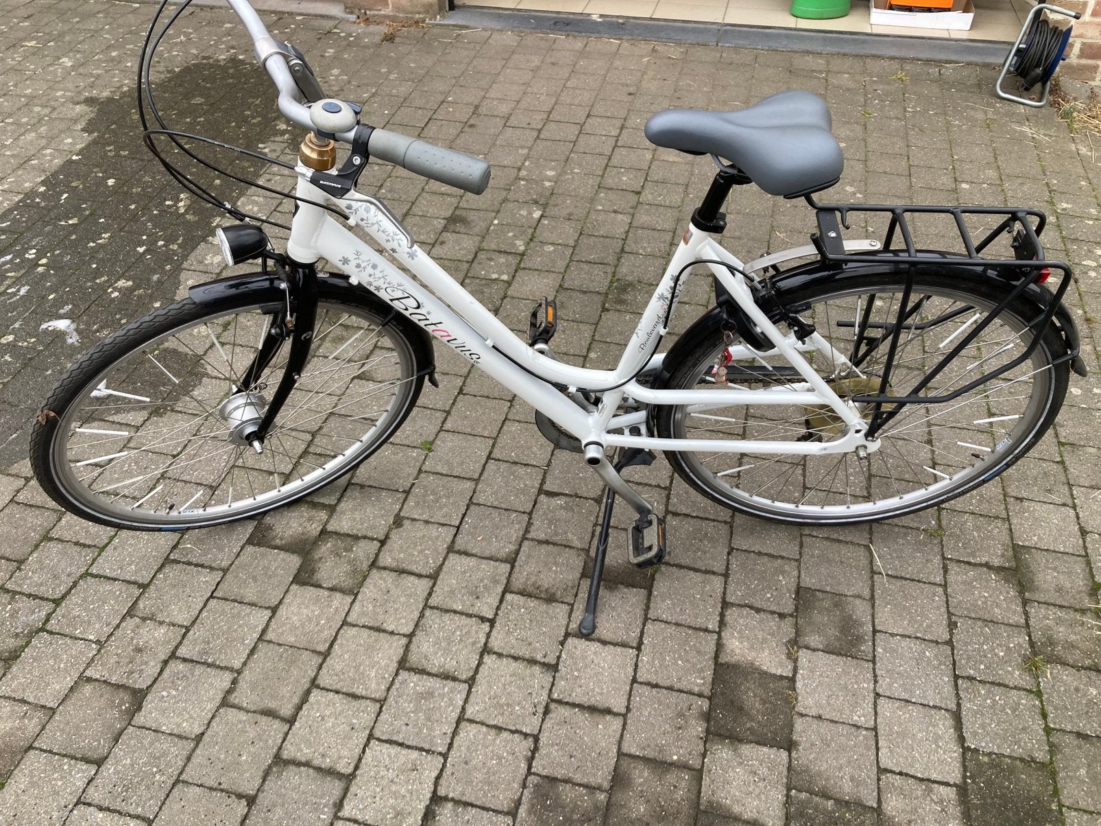 Batavus meisjesfiets, Fietsen en Brommers, Ophalen, Gebruikt, Velgrem, Versnellingen