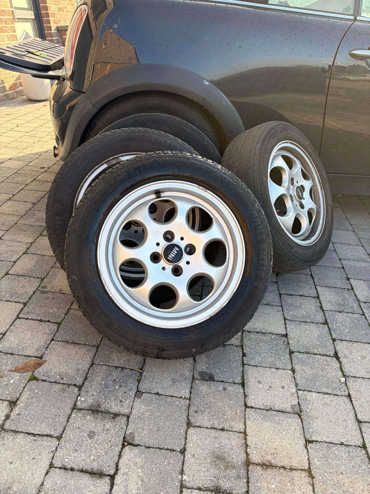 Jantes Alu Mini Cooper 4x100, Autos : Pièces & Accessoires, 15 pouces, Pneus hiver, 175 mm, Pneu(s)