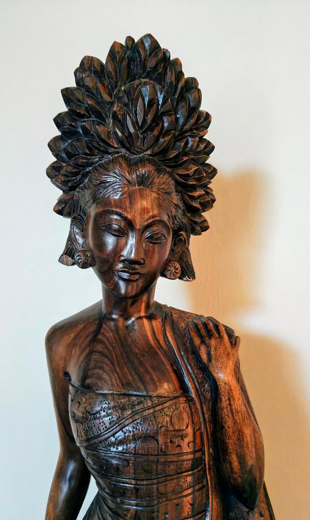 houten beeld Bali, Antiek en Kunst, Ophalen