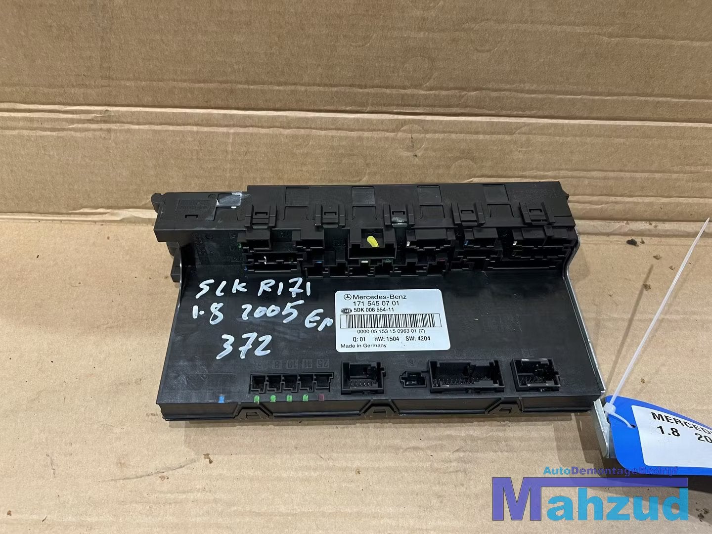 MERCEDES SLK R171 comfort sam module 2005-2011 1715450701, Mercedes-Benz AG, Mercedes-Benz, Utilisé, Mercedesstrasse 120
70372  Stuttgart, DE