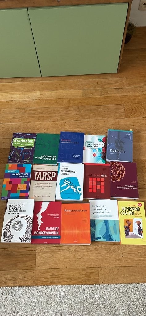 Boeken logopedie, Boeken, Ophalen, Gelezen, Overige niveaus, Overige vakken