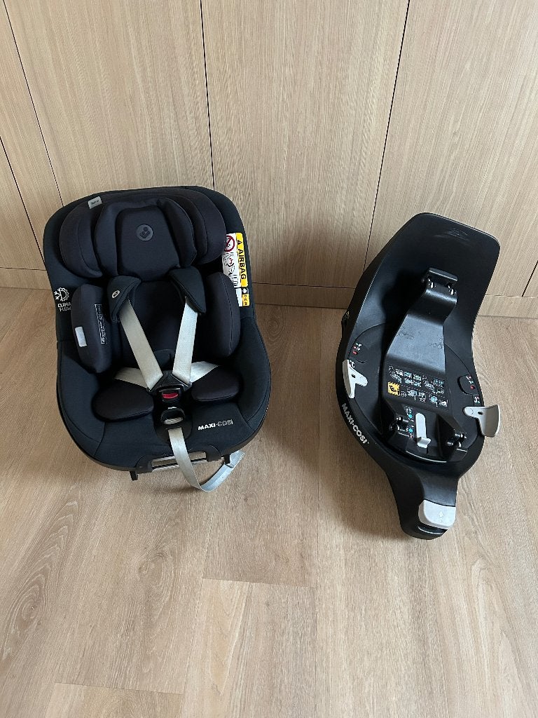 Maxi cosi Pearl 360 + FamilyFix 360, 0 à 18 kg, Enlèvement, Utilisé, Isofix