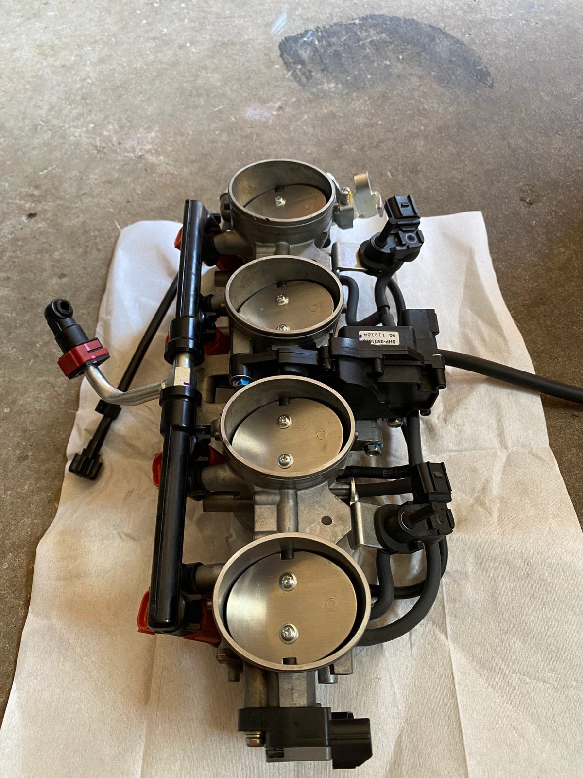 Gaskleppenhuis kawasaki zx6r 2020, Motoren, Ophalen, Gebruikt